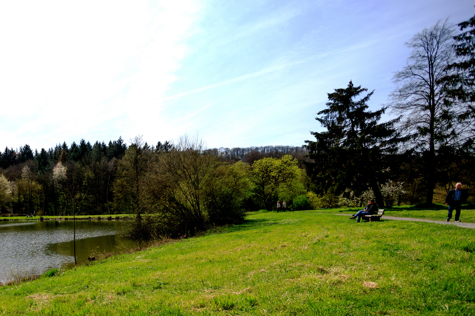 Kreuzbergsee im Frühling