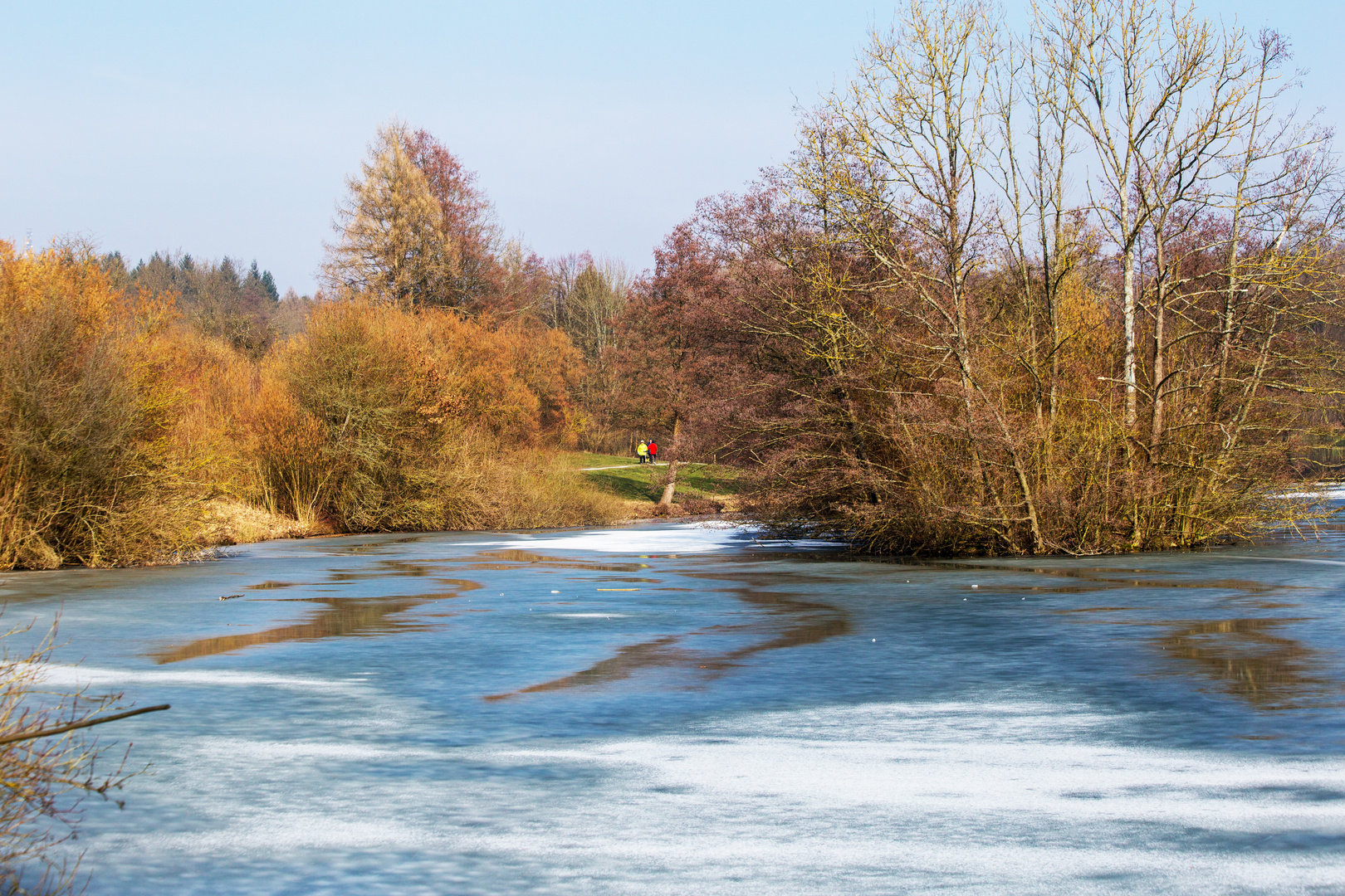 Kreuzbergsee im Winter