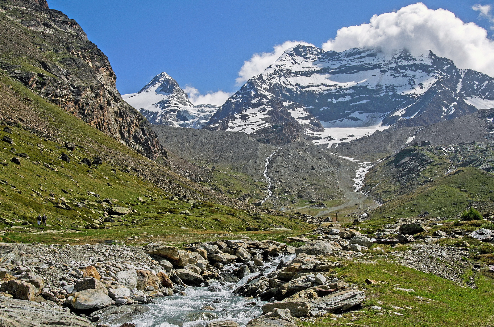 Kreuzboden Walliser Alpen Saasertal