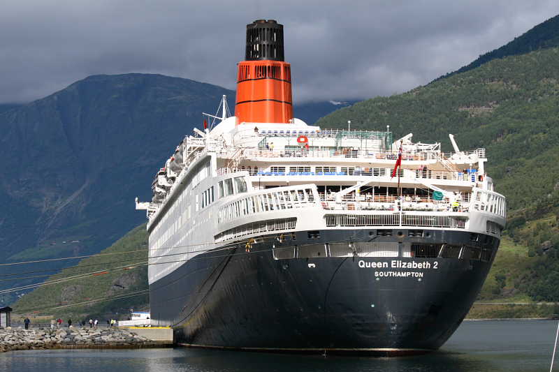 Kreuzfahrer in Flam