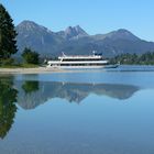 Kreuzfahrt über den Forggensee