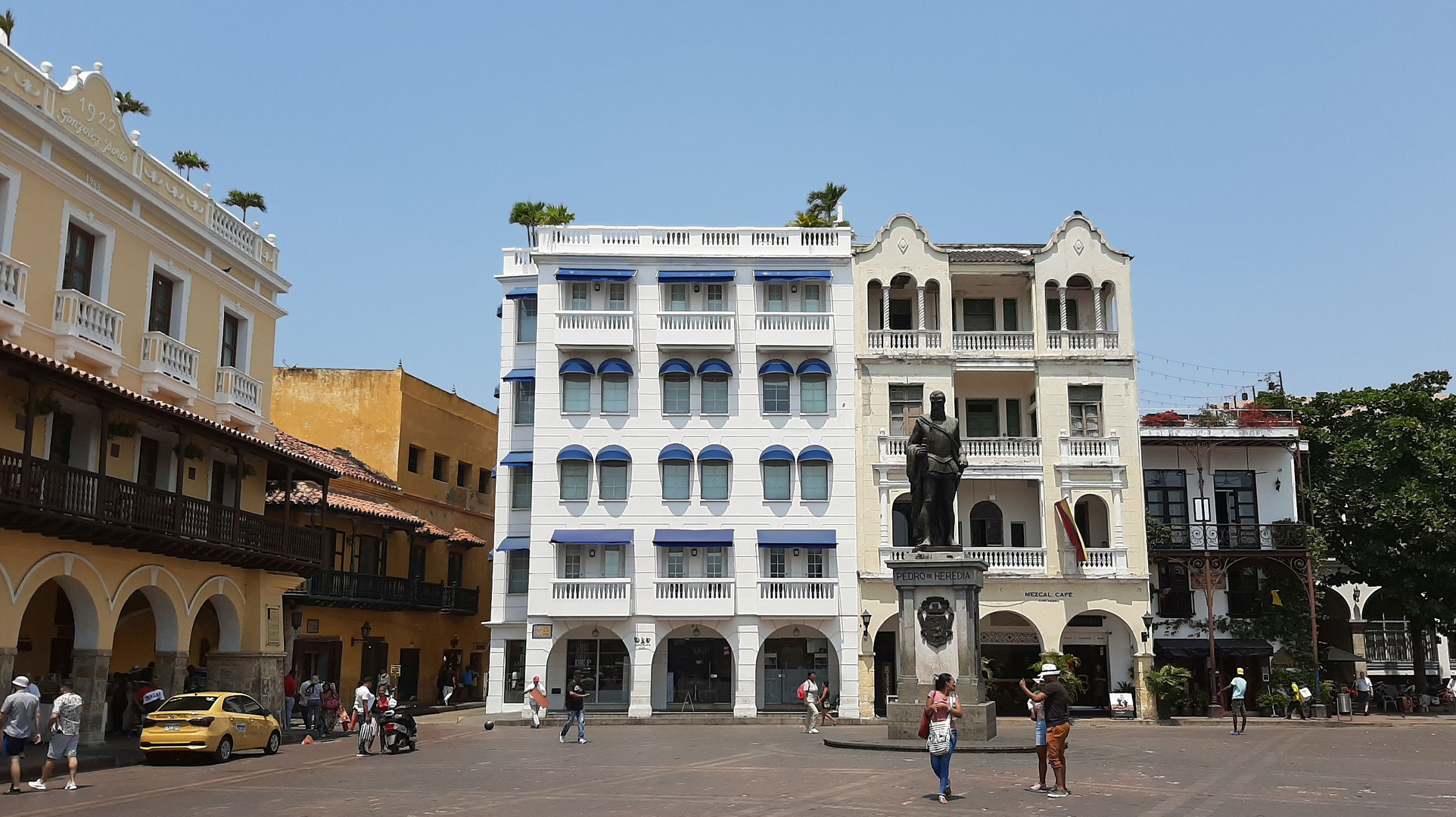 Kreuzfahrt_Kolumbien-Cartagena Die Altstadt-Statue - Pedro de Heredia