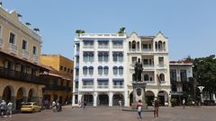 Kreuzfahrt_Kolumbien-Cartagena Die Altstadt-Statue - Pedro de Heredia