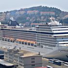 Kreuzfahrtschiff im Hafen von Dubrovnik