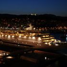 Kreuzfahrtschiff im Hafen von Palma