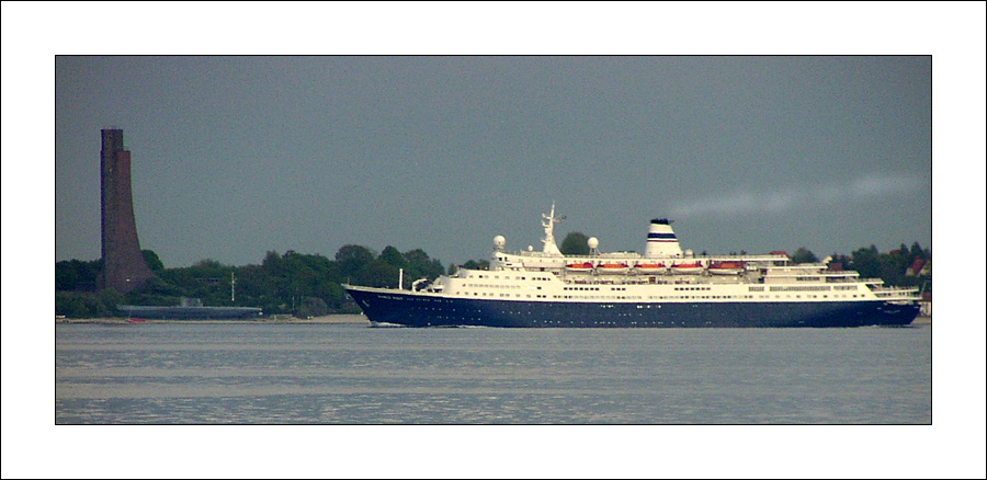 Kreuzfahrtschiff Marco Polo, auf dem Weg nach....