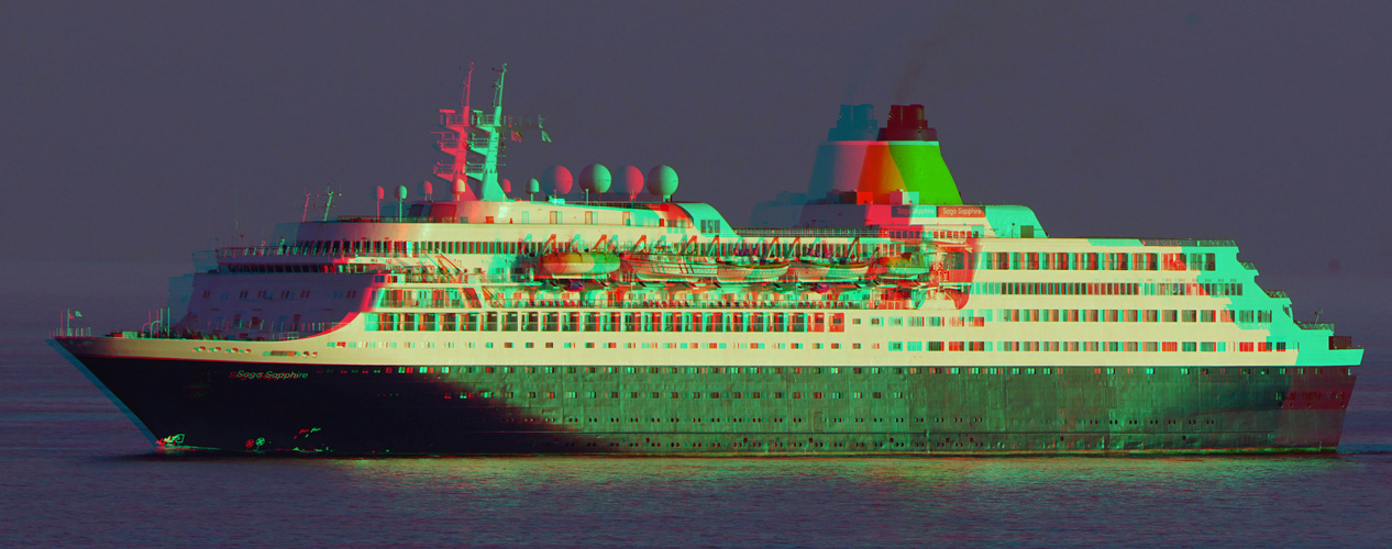 Kreuzfahrtschiff Saga Sapphire (3D-ANA)