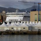 Kreuzfahrtterminal im Hafen Cefalu / Palermo