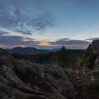 Kreuzfelsen im Sonnenaufgang