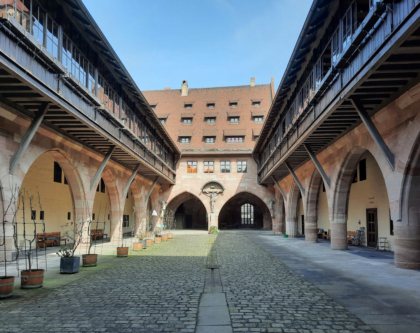 Kreuzgang Heilig Geist Spital