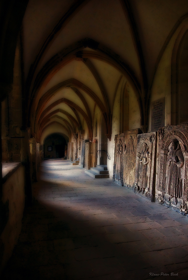 Kreuzgang im Dom zu Magdeburg.