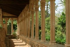 Kreuzgang im Monastir de Miramar, bei Valldemossa, Mallorca