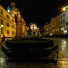 Kreuzherrenplatz bei Nacht