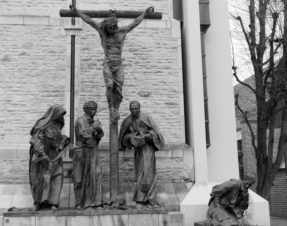 Kreuzigungsgruppe am Dom in Münster