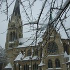 Kreuzkirche Münster im Schnee