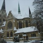 Kreuzkirche Münster im Schnee-Dezember 2010