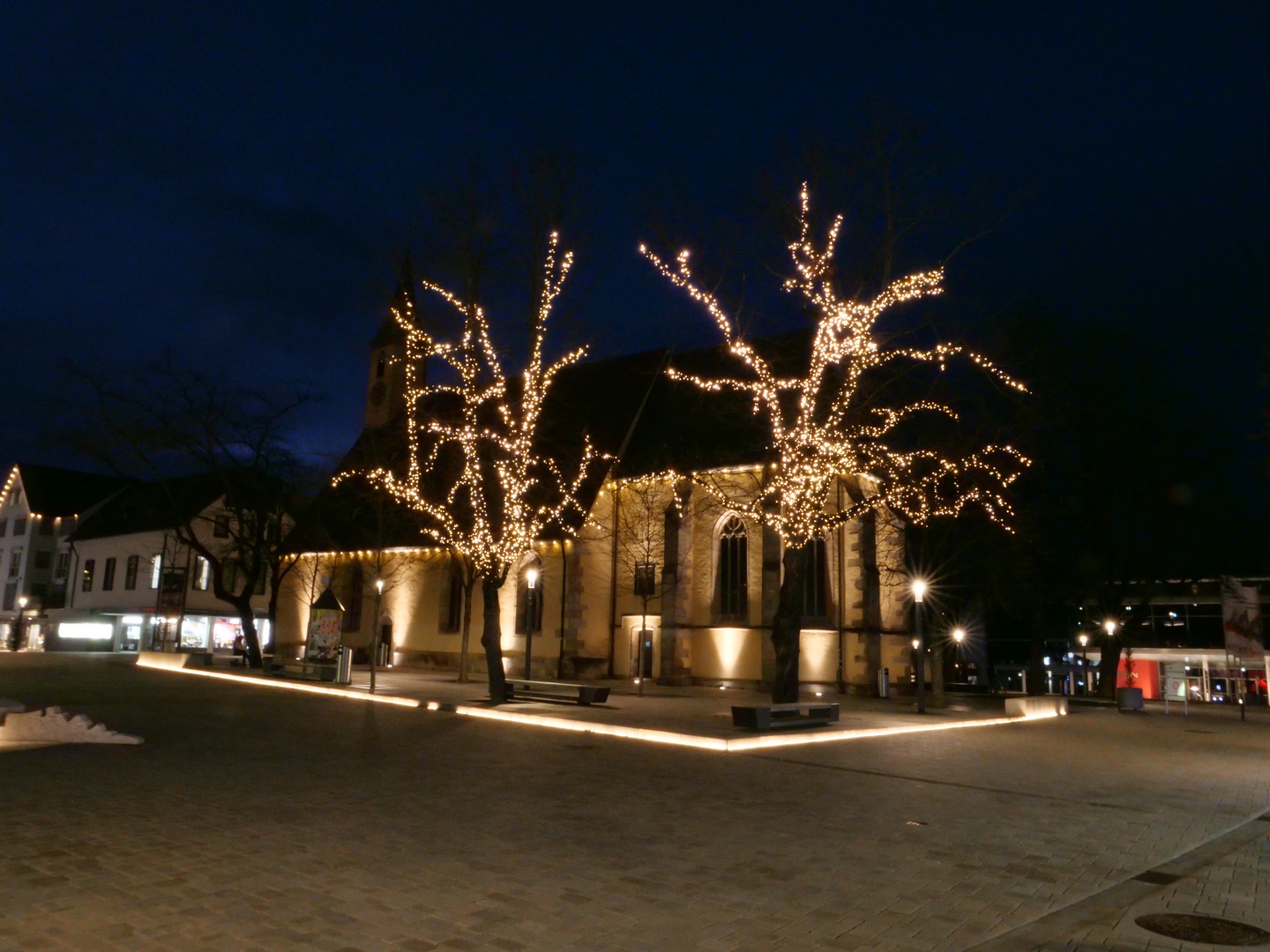 Kreuzkirche Nürtingen von Voba aus