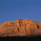 Kreuzkofel im Abendrot