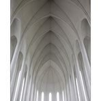 Kreuzrippengewölbe der Hallgrímskirkja