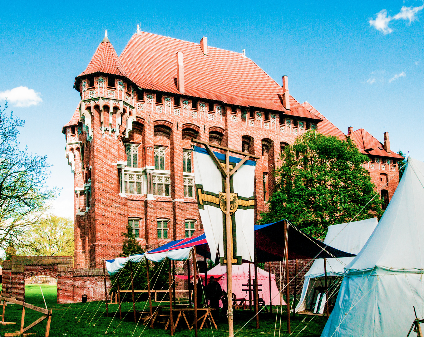 Kreuzritterburg Malbork (Marienburg ) / Polen