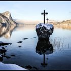 Kreuzstein im Mondsee