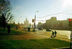 Kreuzung in Moskau