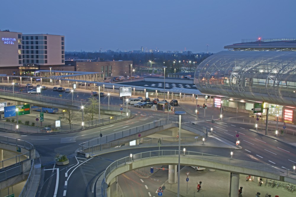 Kreuzungsbereich Flughafen Düsseldorf