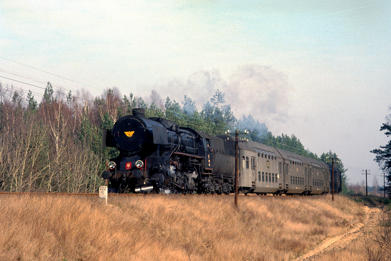 Kriegsloks der BR42 bei der PKP