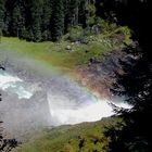 Krimmeler Wasserfälle mit Regenbogen