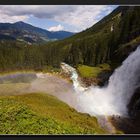 Krimmler Wasserfälle an einem wunderschönen Tag