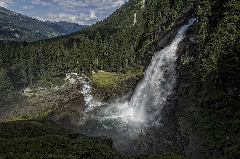 Krimmler Wasserfälle - der untere Fall