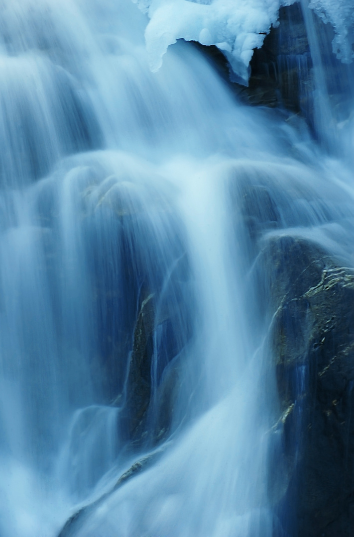 Krimmler-Wasserfall im Winter