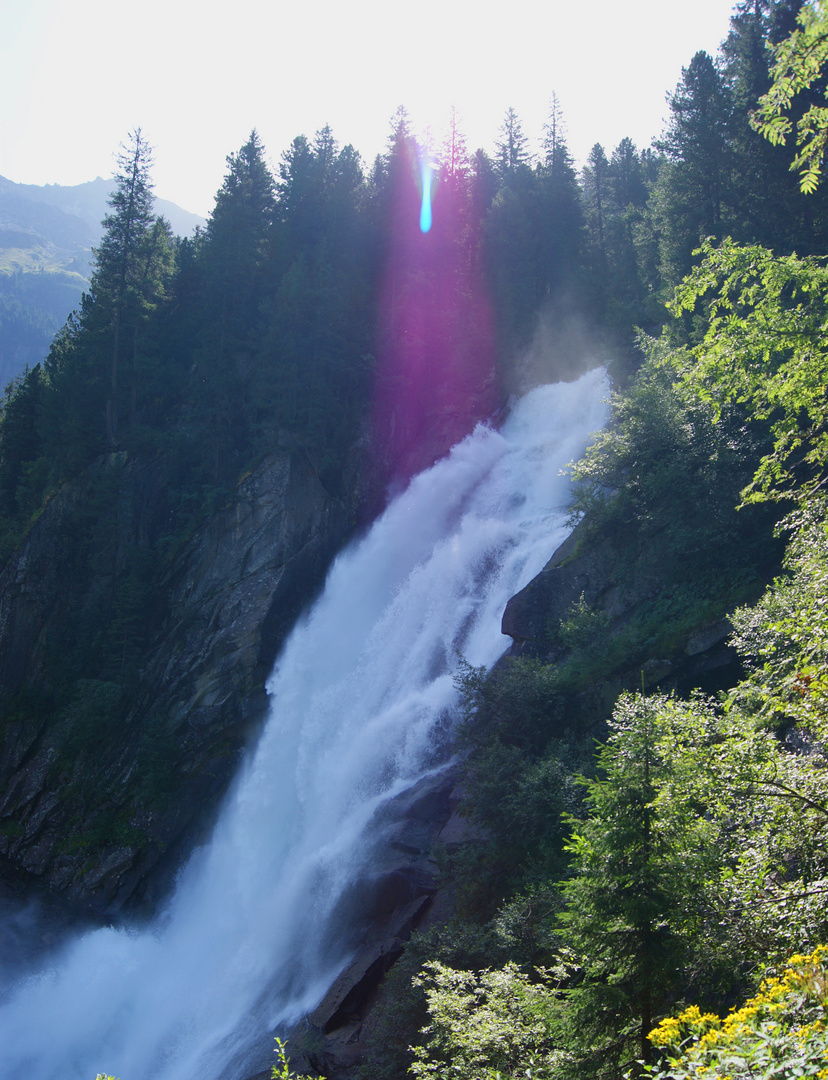 Krimmler Wasserfall in Österreich