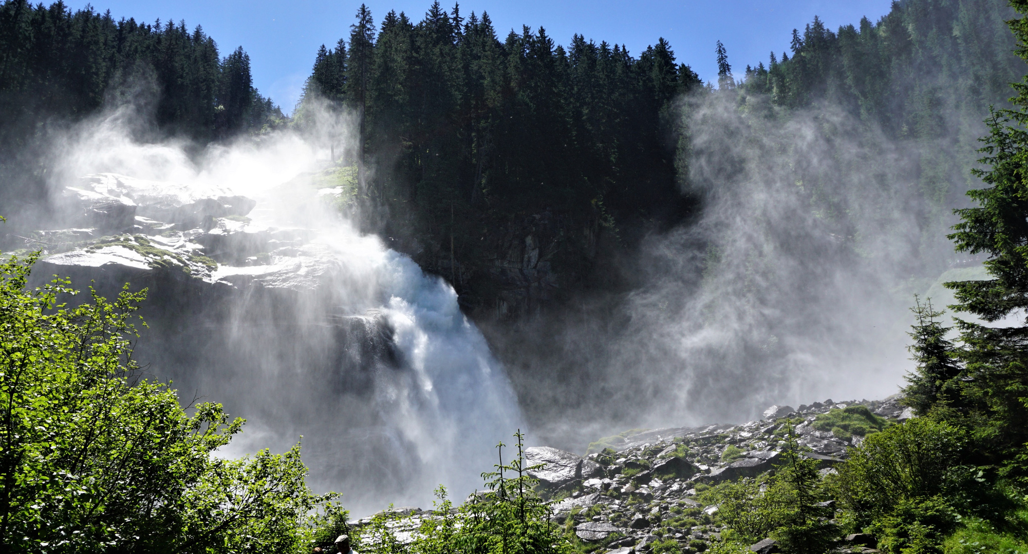 Krimmler Wasserfall von unten