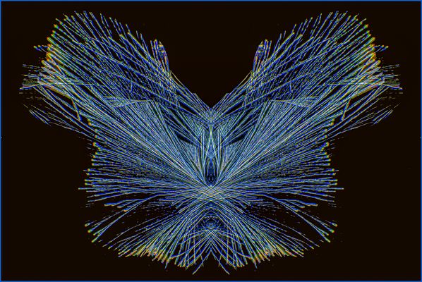 Kristall-Schmetterling