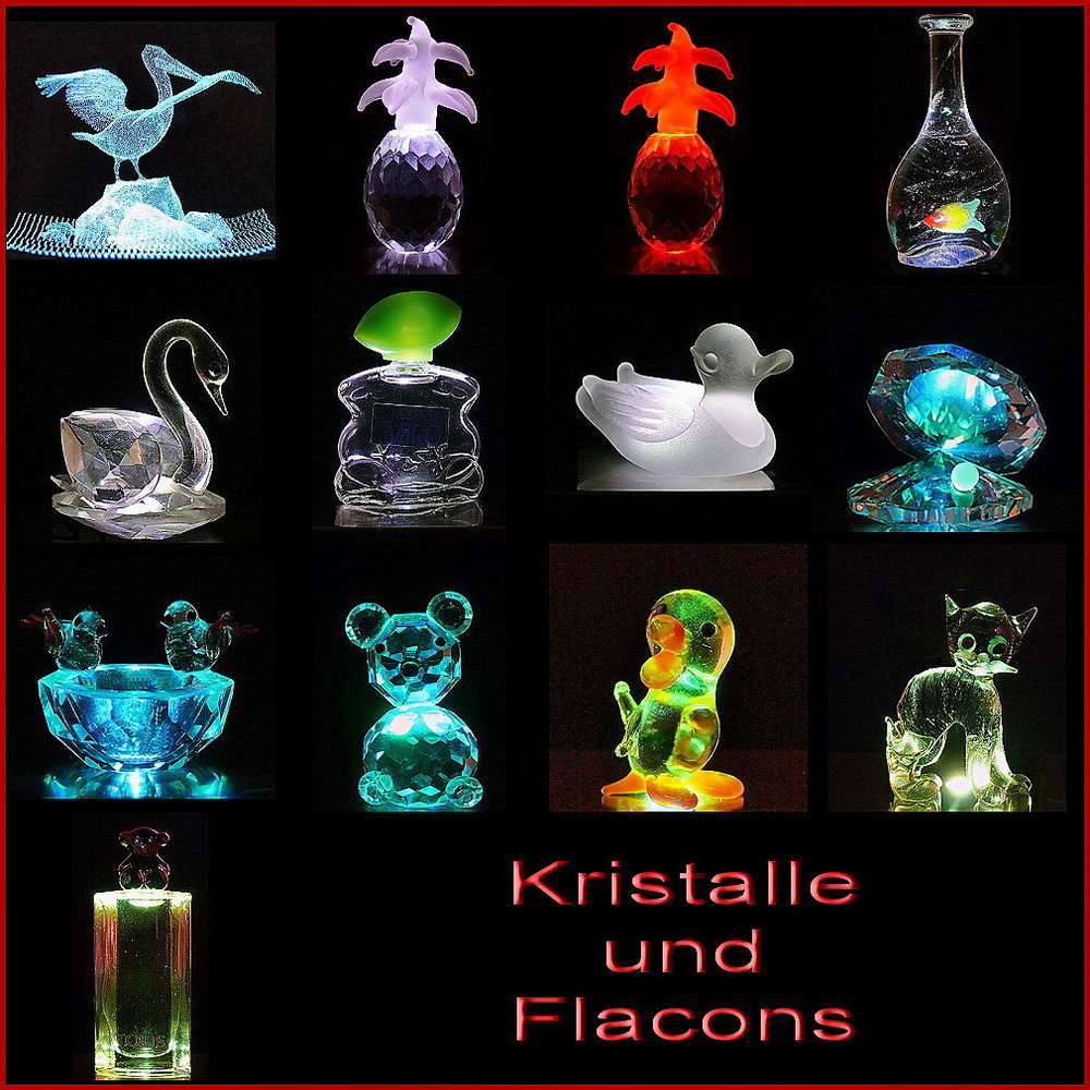 Kristalle + Flacons