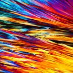 Kristalle unter dem Mikroskop - polarisiertes Licht