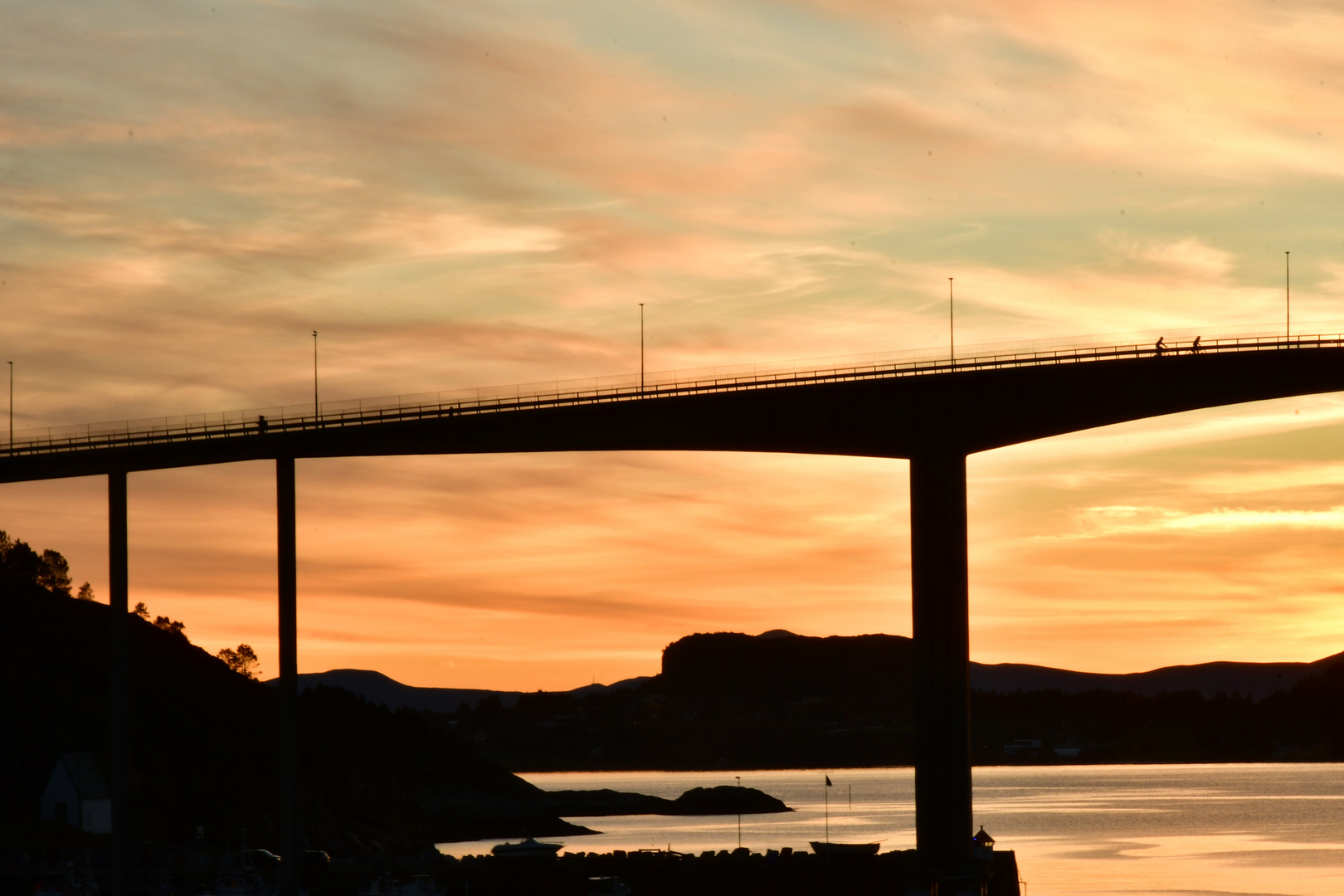 Kristiansund-Sonnenuntergang