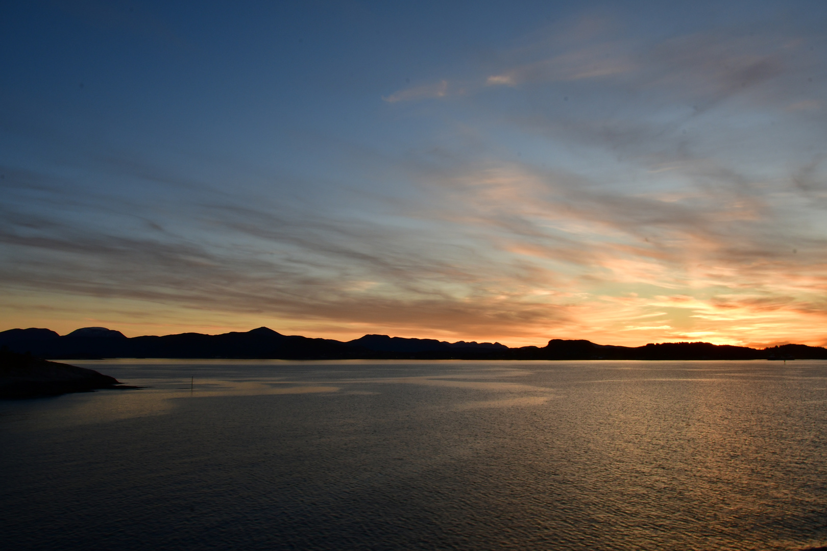 Kristiansund-Sonnenuntergang