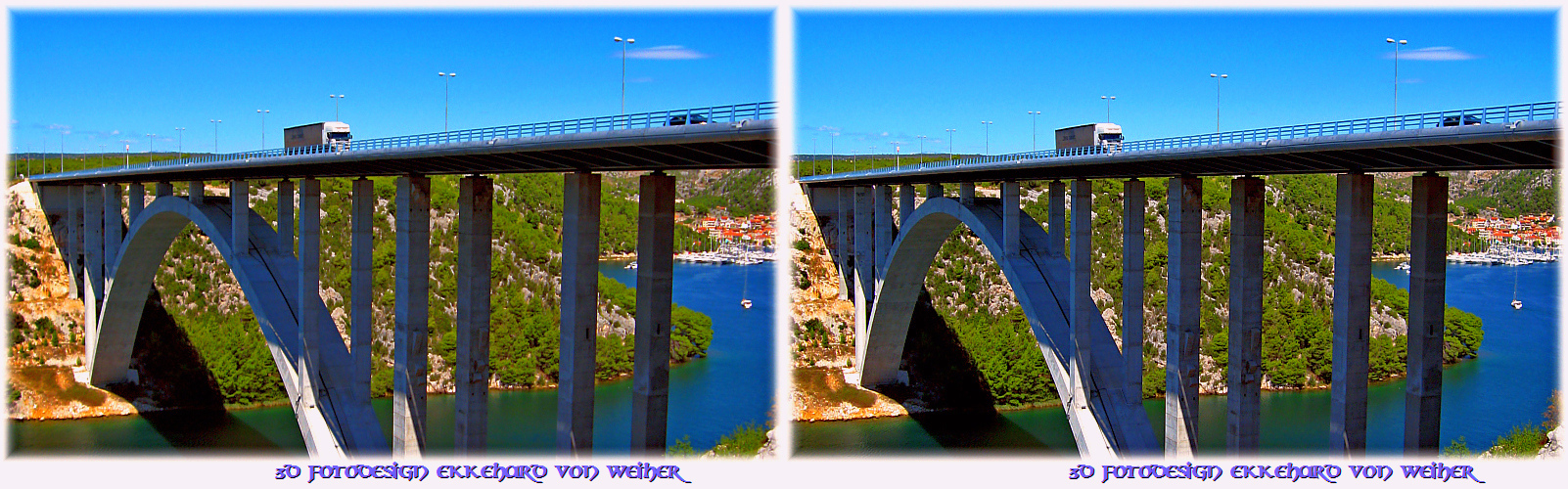 Krka Bridge 3D