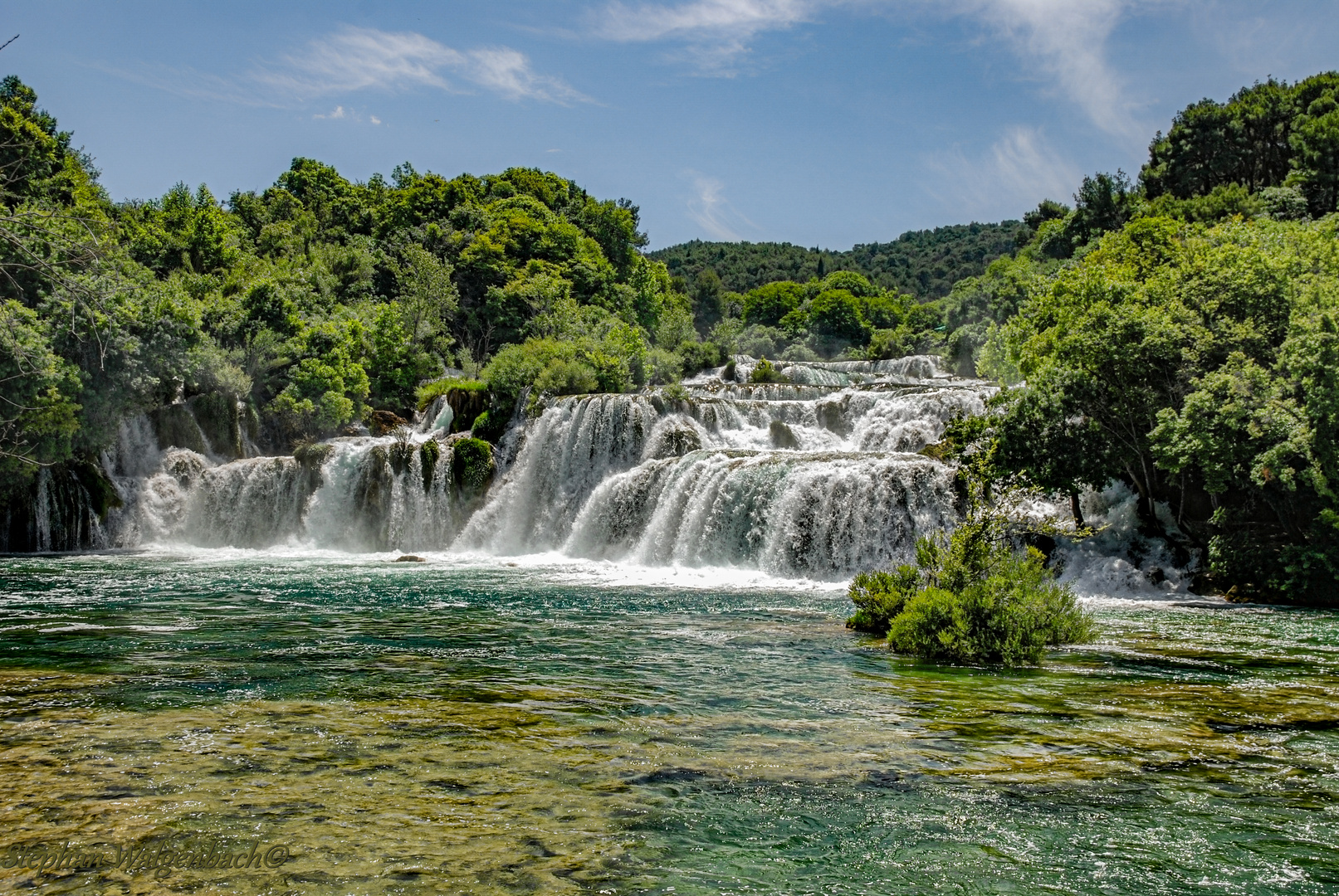 Krka Wasserfälle bei Sibenik Kroatien