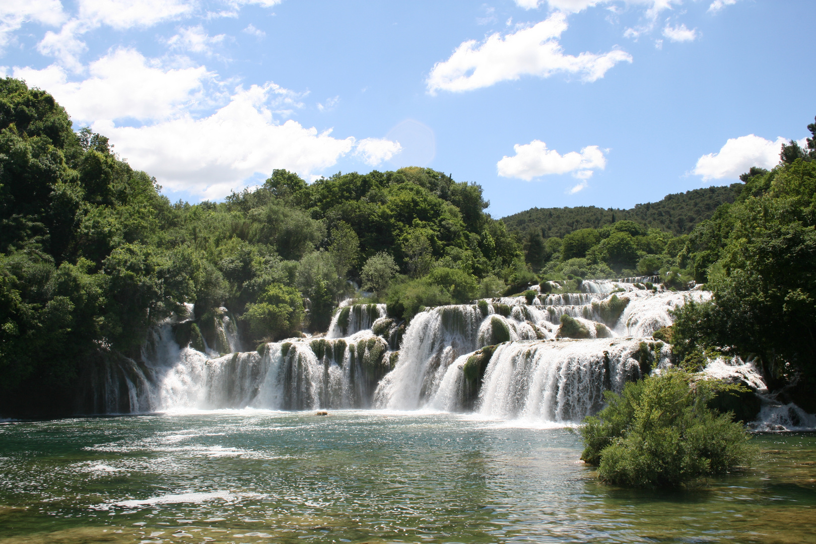 Krka-Wasserfälle in Kroatien