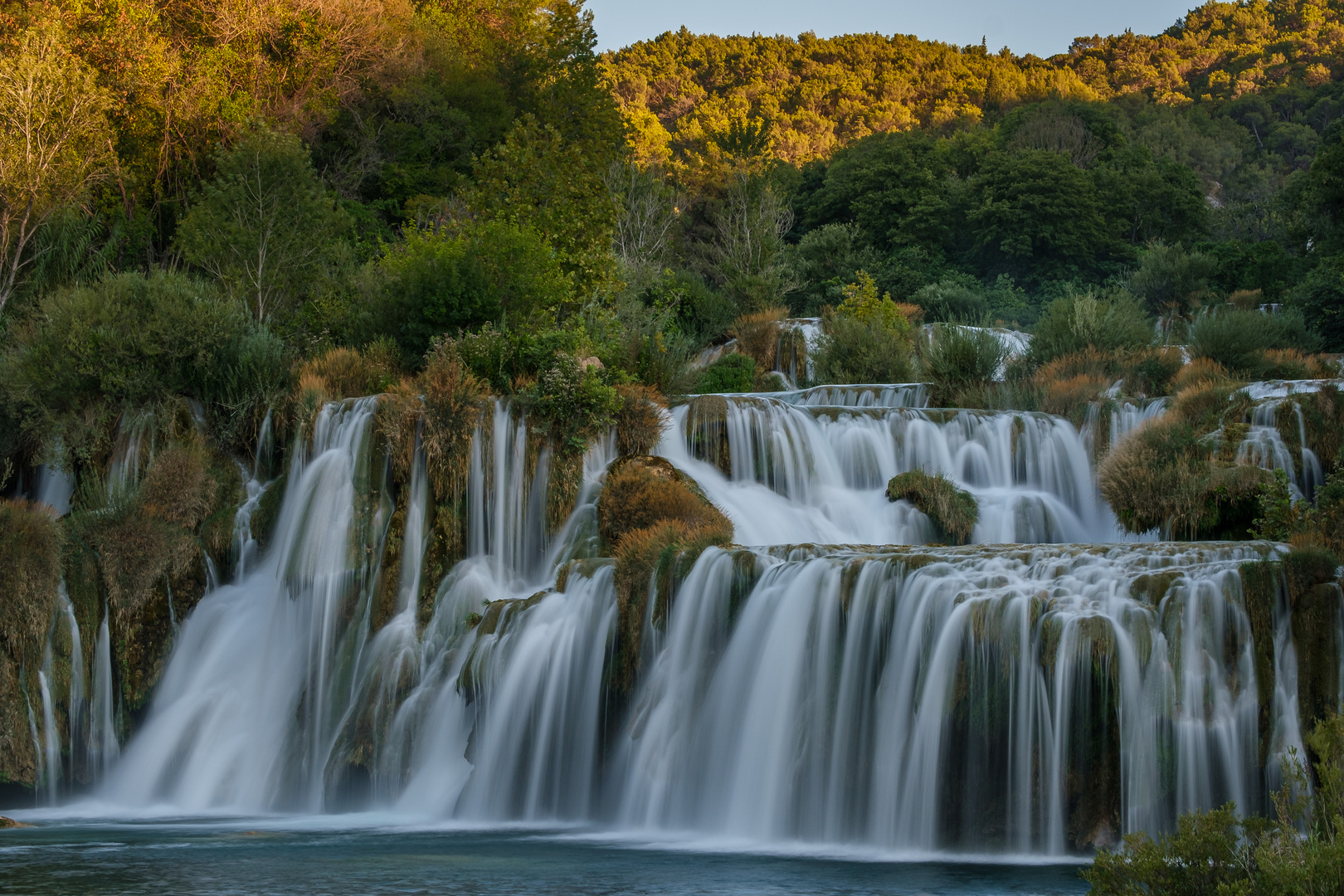 Krka-Wasserfälle in Kroatien