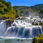 Krka Wasserfall 3, Nationalpark Krka, Dalmatien, Kroatien