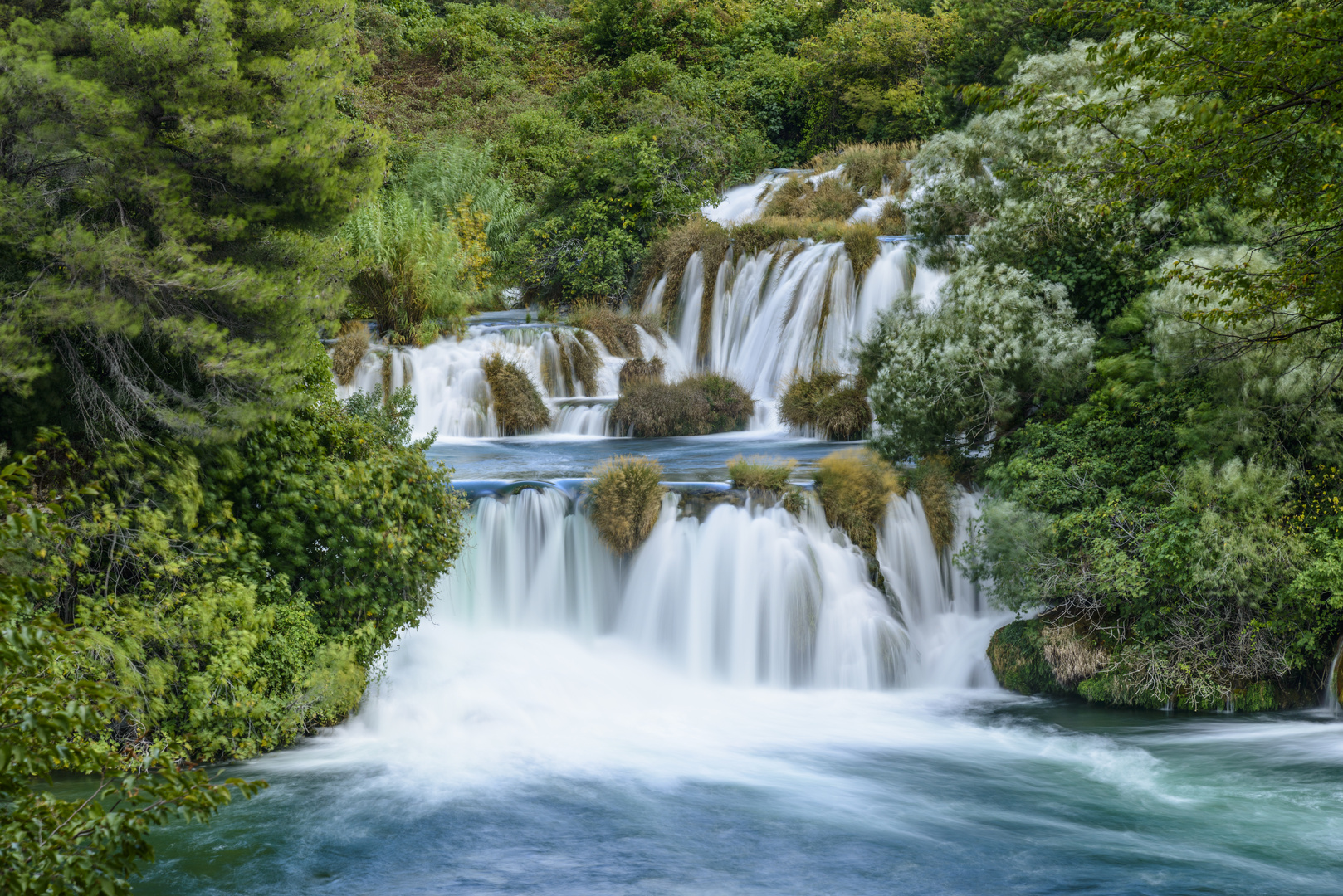 Krka Wasserfall 4, Nationalpark Krka, Dalmatien, Kroatien