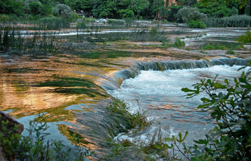 Krka.Parc national en Croatie