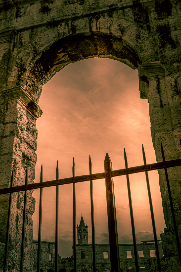 Kroatien, Amphitheater in Pula