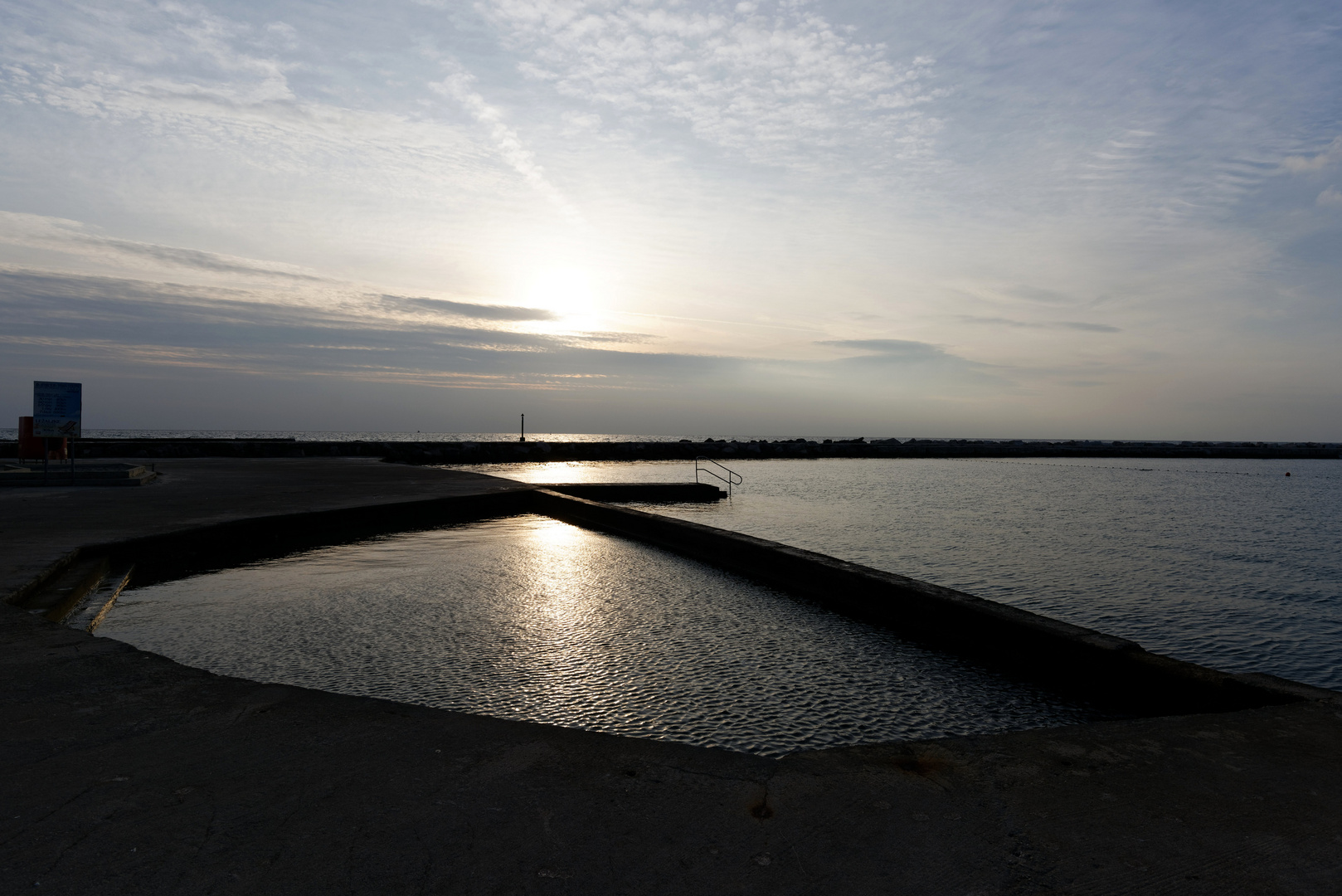 Kroatien, Novigrad: Sonnenuntergang