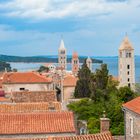 Kroatien: Rab, Blick über die Altstadt
