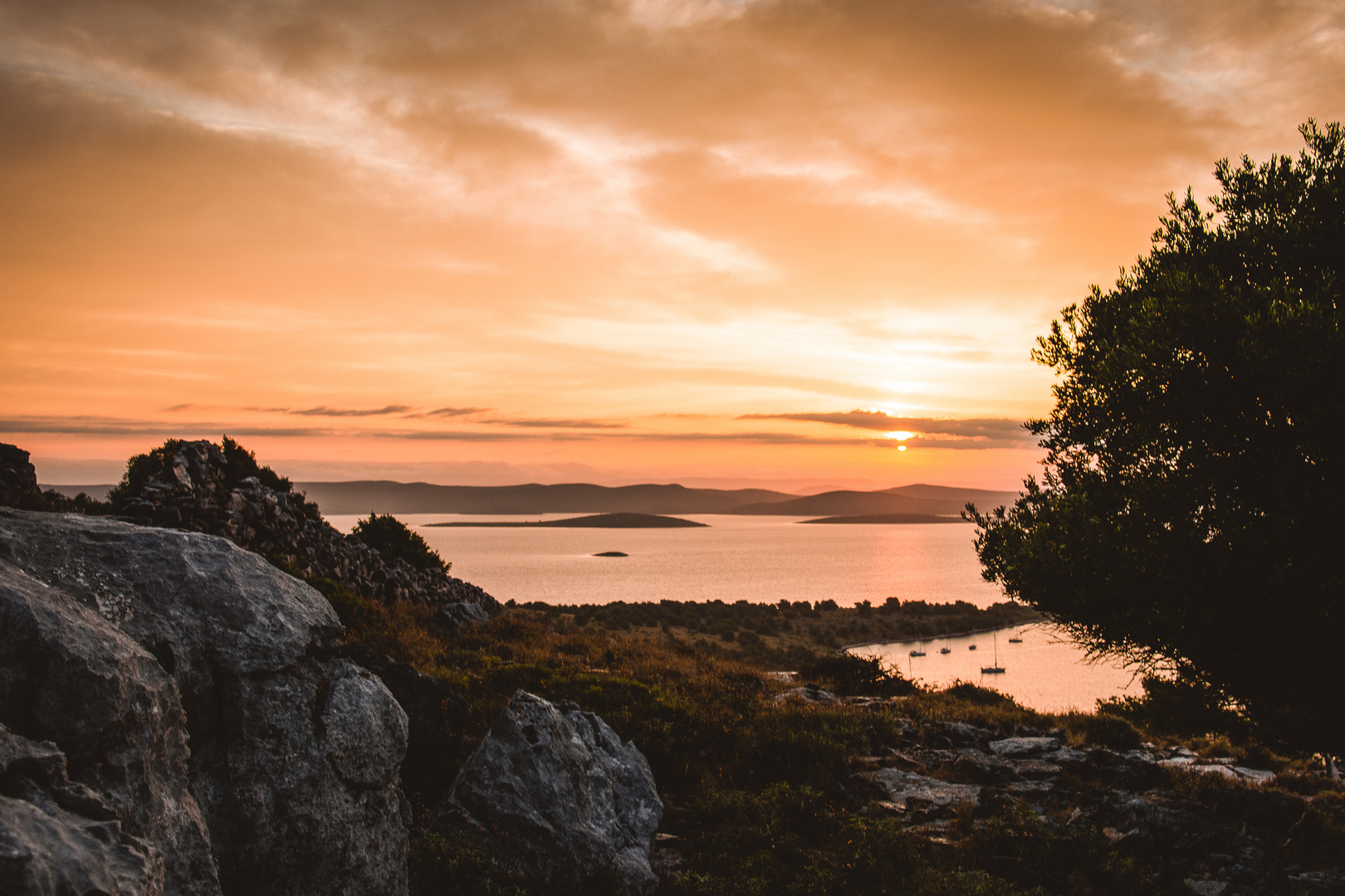 Kroatien Sonnenaufgang